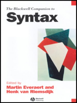 cover image of The Blackwell Companion to Syntax, Volumes 1--5 Set